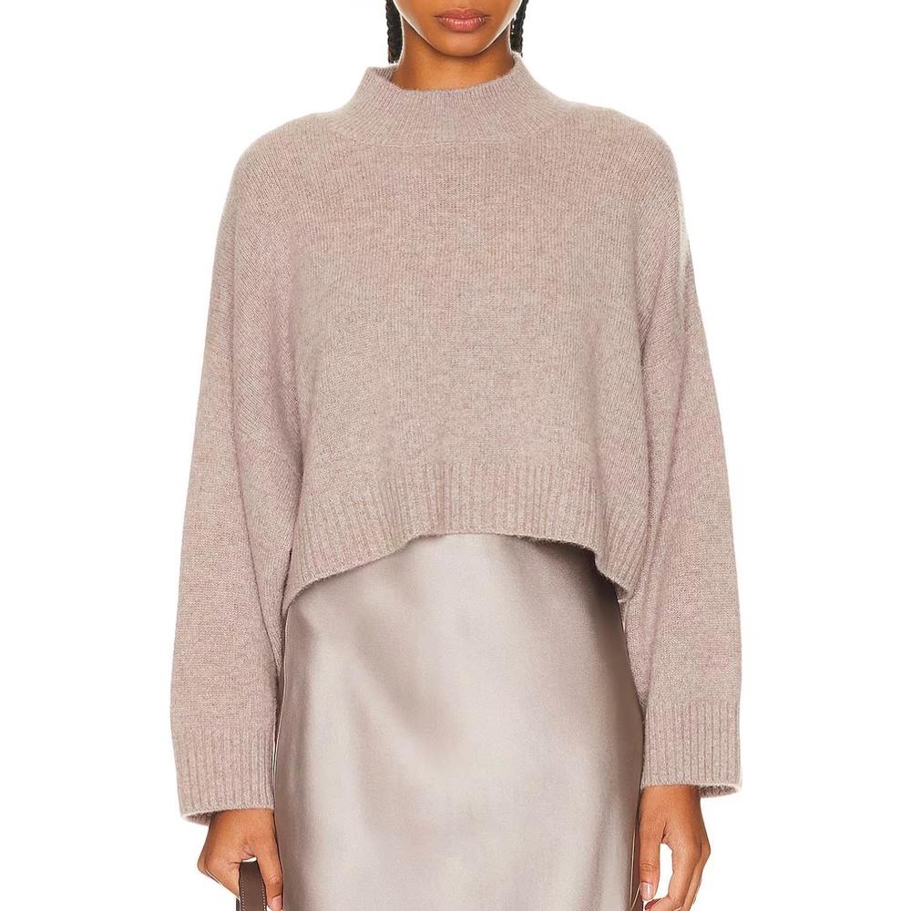 NEW SABLYN wells cashmere pullover in toast